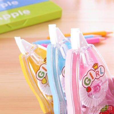 寶利惠263韓國(guó)文具 可愛(ài)甜蜜水果女孩修正帶，點(diǎn)亮學(xué)生文具新時(shí)尚